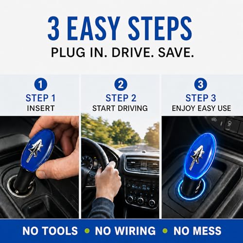 2026 Fuel Sync Gas Saver Device, 2 Pack Plug-in Gas Saver for Cars, Trucks
