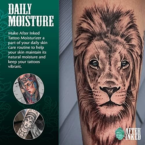 After Inked Tattoo Aftercare Lotion & Moisturizer, Balm, 3oz Tube (1-Pack)
