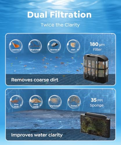 (2026 New) C1 Cordless Pool Cleaner with Wall Climbing & Waterline Scrubbing, APP Control