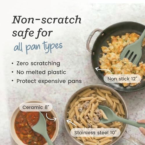 Starpack Stir and Serve Silicone Cooking Utensils Set (5-Piece, 11") - LFGB Non Toxic