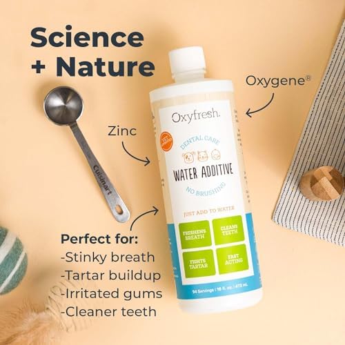 Oxyfresh Premium Pet Dental Care Solution Pet Water Additive: Best Way to Eliminate Bad