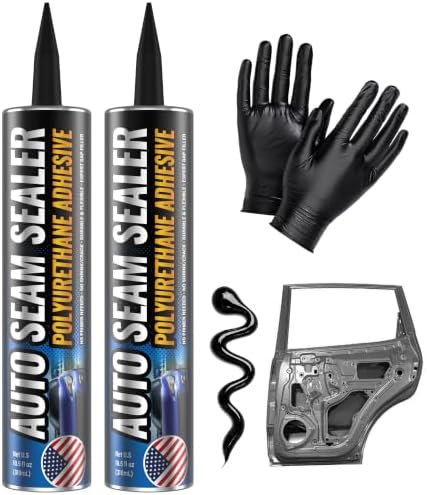 [Black] 2 Pack Professional Automotive Seam Sealer