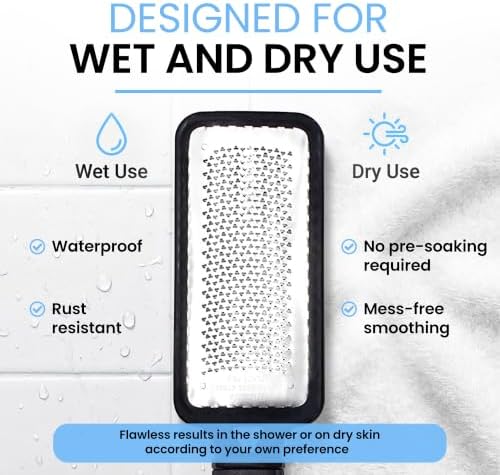 Rikans Colossal Foot File Foot Rasp Callus Remover for Soft Smooth Feet