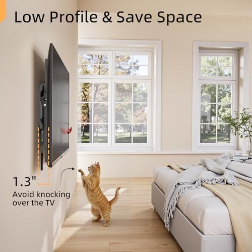 55 65 75 85 inch Tilting TV Wall Mount for 32-90 '' TVs, Low Profile TV Mount Bracket