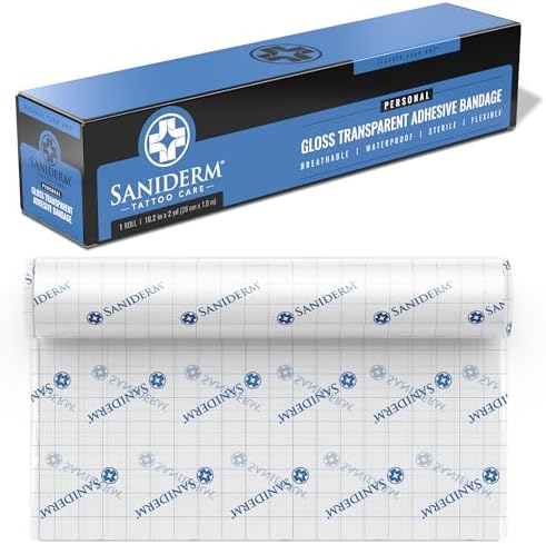 Saniderm - Tattoo Aftercare Bandage Personal Pack - 10.2 in x 2 yd