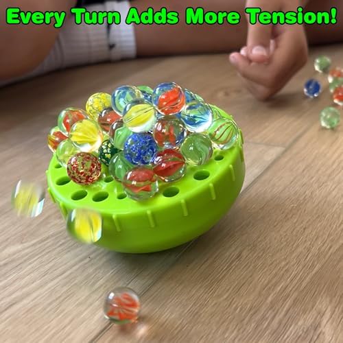 Funwares WobbleBall Marble Balance Game, 50 Marbles Included, 1-4 Players