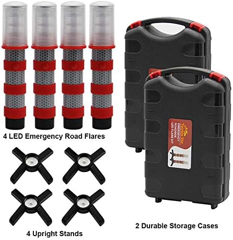 Twinkle Star LED Safety Strobe Road Warning Light, Set of 4