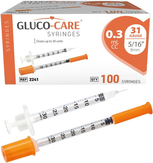 0.3 ml/cc Syringes 31G x 5/16"