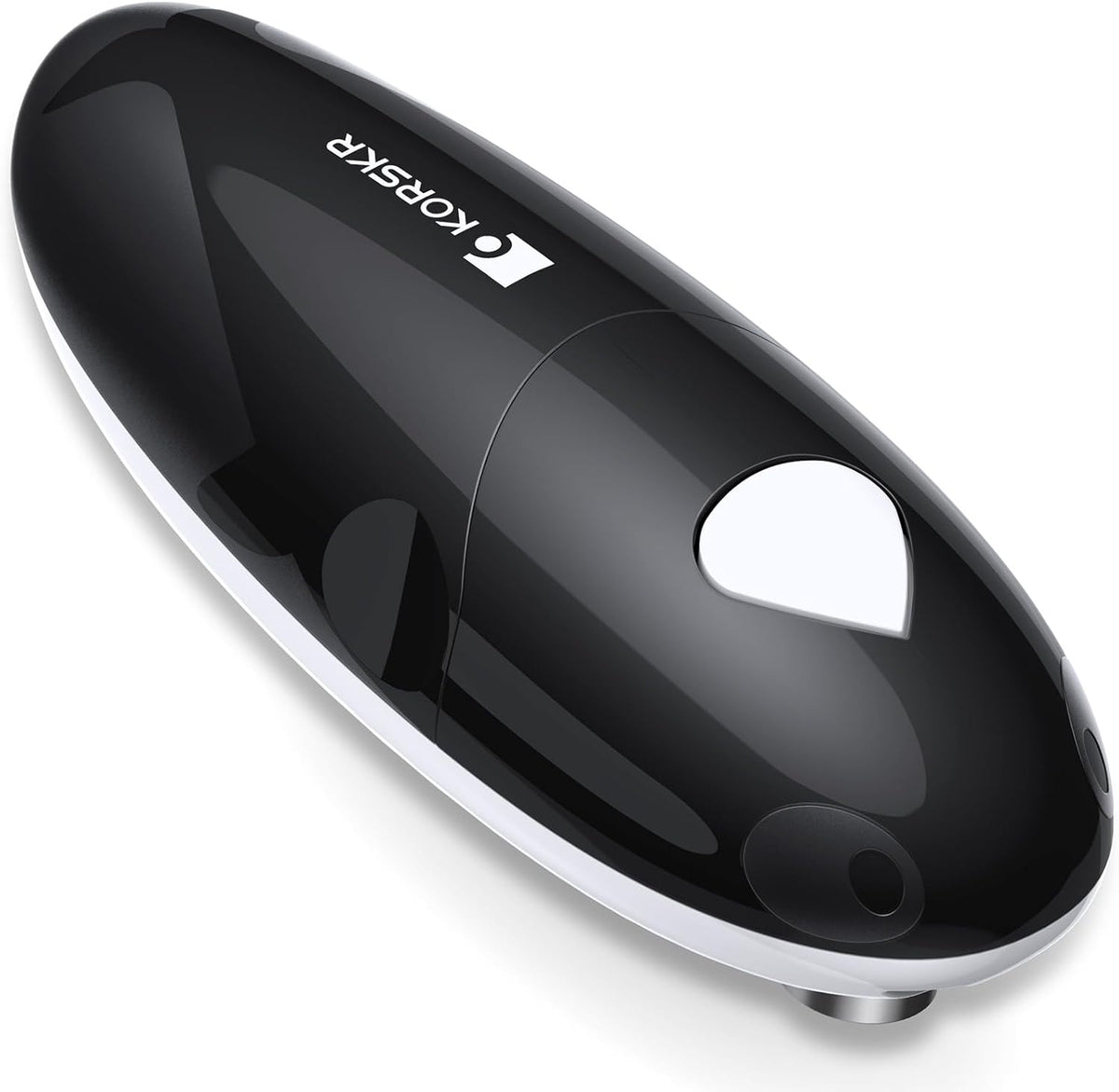 Electric Can Opener, Automatic Can Opener, Suitable for Any Size Cans-Black