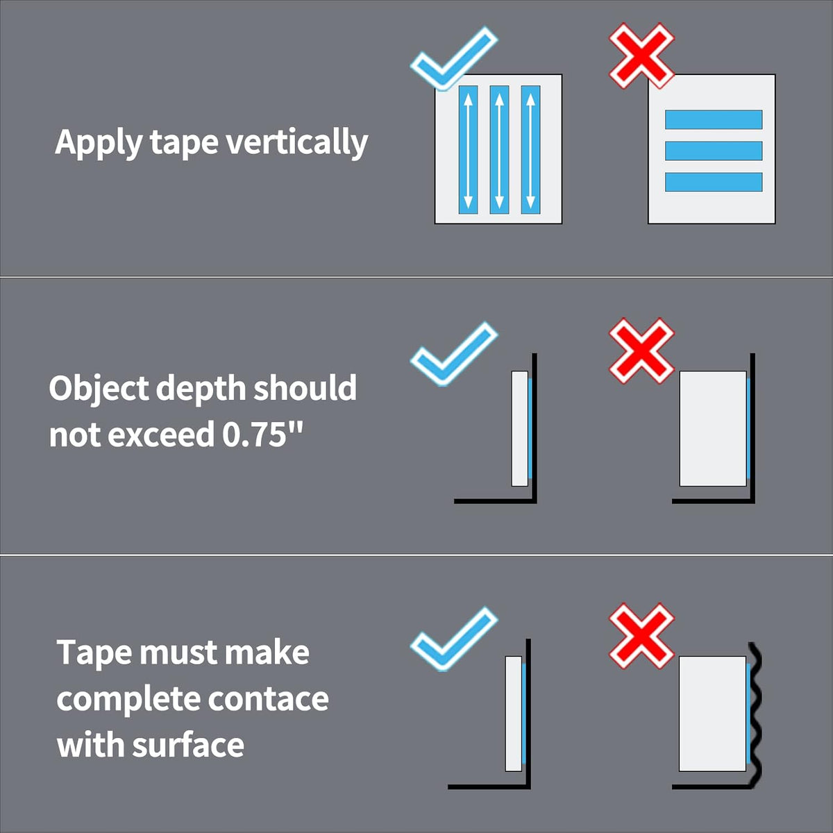 Art3d Double-Sided Mounting Tape (10FT), Multipurpose Removable Adhesive Foam