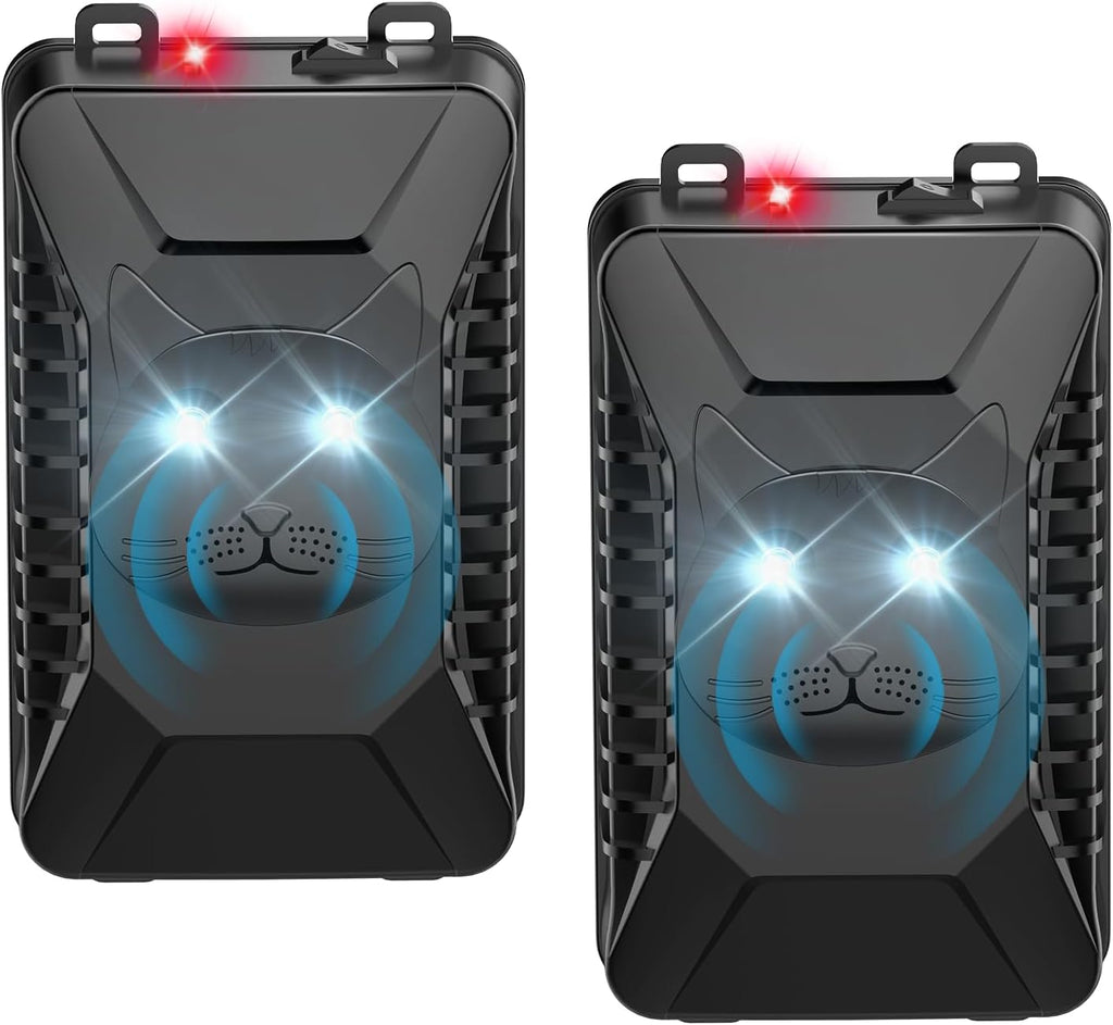 Ultrasonic Rodent Squirrels Pest Repellent for Car, 2 Pack Battery Powered