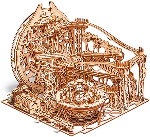 Wood Trick Galaxy Wooden Marble Run 3D Wooden Puzzles for Adults to Build