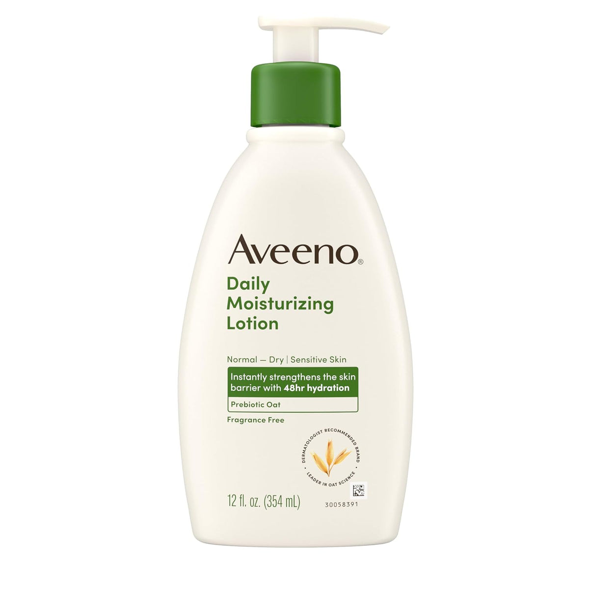 Aveeno Daily Moisturizing Body Lotion with Soothing Prebiotic Oat, Gentle