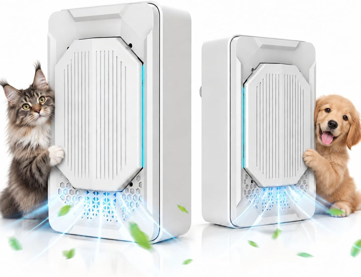 Cat Litter Deodorizer, Pet Odor Eliminator for Home, Air Purifier 2 Pack - cat litter deodorizer plug