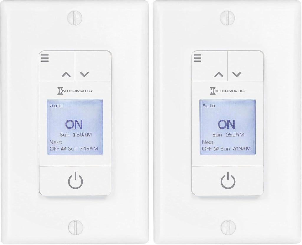 Intermatic ST700W Ascend 7-Day in-Wall Programmable Timer - Automatic Astronomic Control