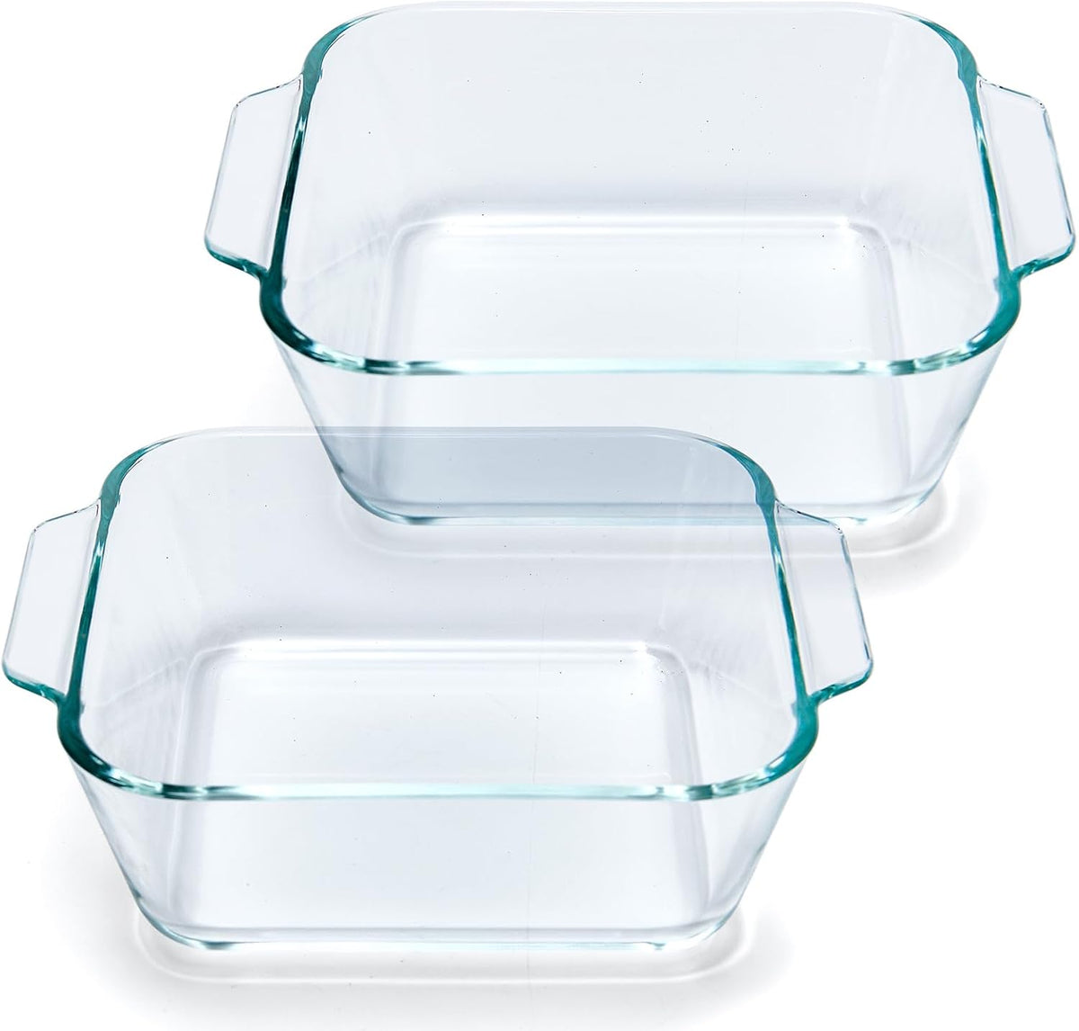 Small Casserole Dishes 2 Pack, 5 Inch Glass Square Baking Dish Individual Portion Baking - casserole dishes for sale
