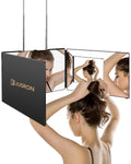 JUSRON 360 Viewing Angle Self Hair Cutting Mirror Shower Mirror