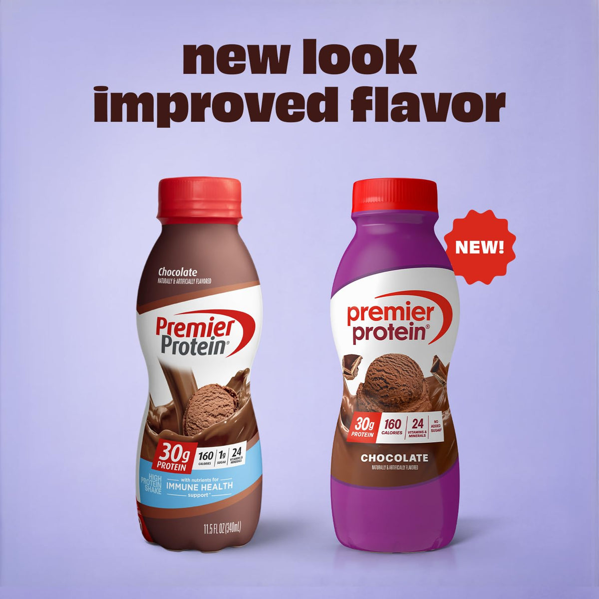 Premier Protein Shake, Chocolate, 30g Protein, No Added Sugar, 24 Vitamins &