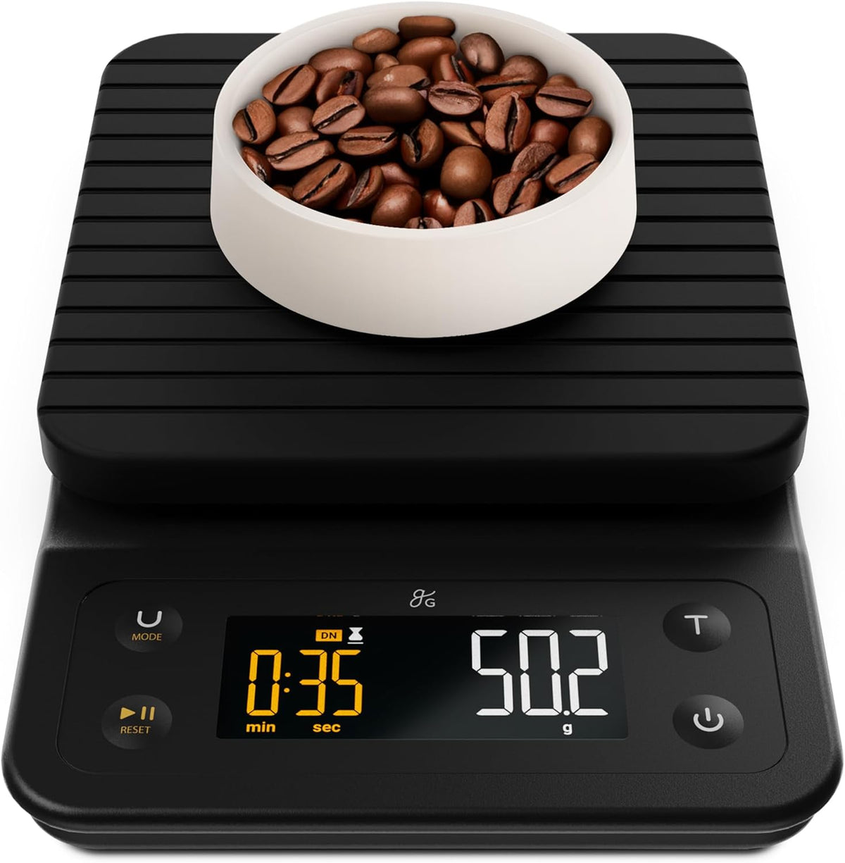 Greater Goods Coffee Scale with Timer, 0.1g Precision for Espresso & Matcha