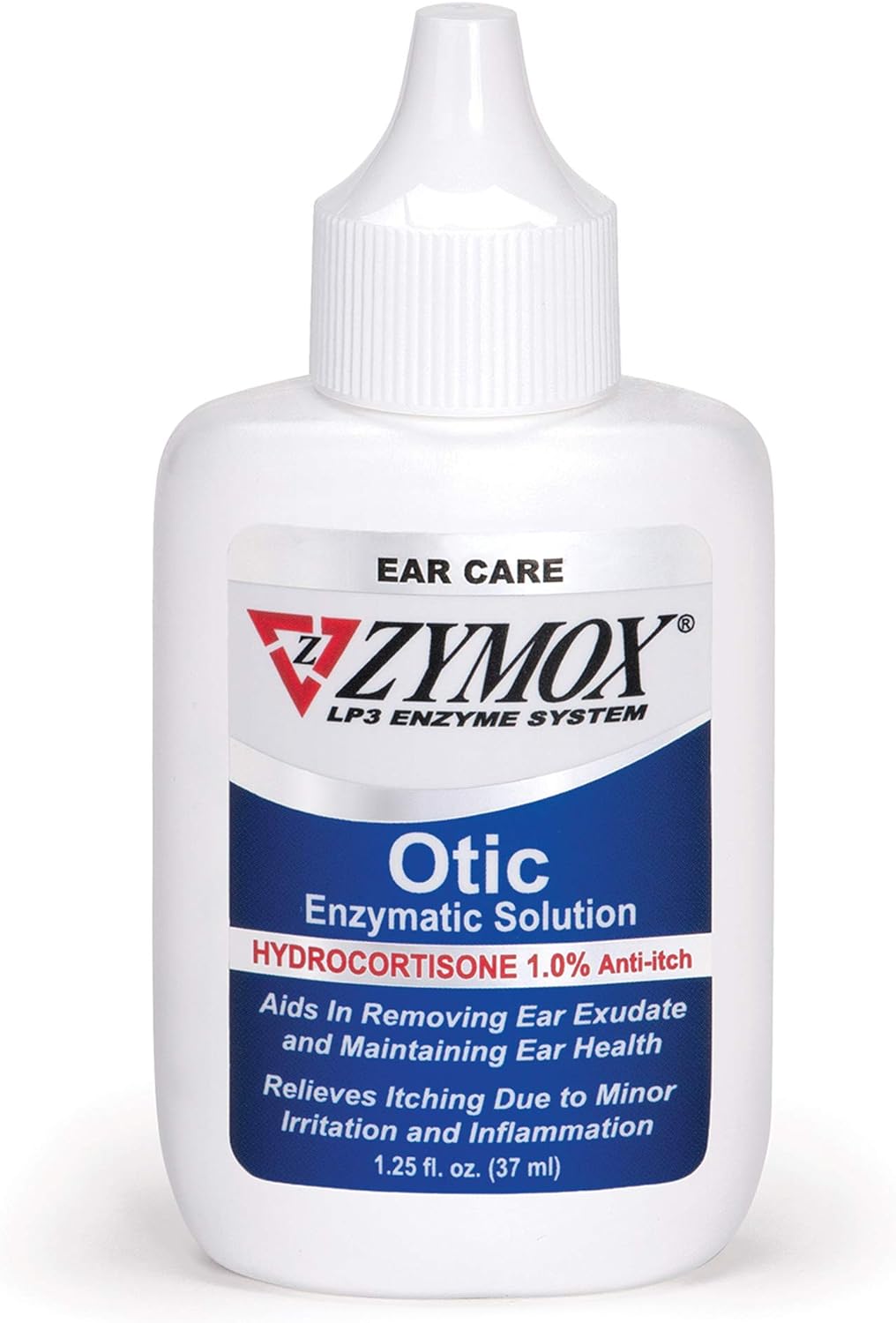 Zymox Otic Enzymatic Solution for Dogs and Cats to Soothe Ear Infections with 1%