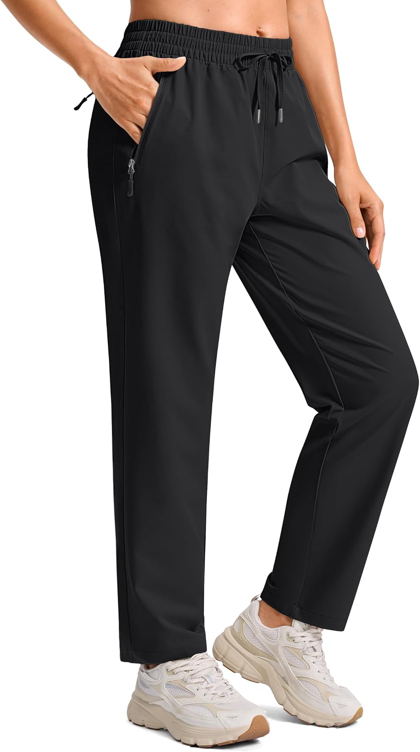 Pudolla Women's Lightweight Hiking Pants Quick-Dry Breathable Outdoor Travel Sweatpants
