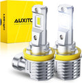 AUXITO H11 LED Bulb 6500K White 84,000LM Mini Size Plug and Play,2PCS