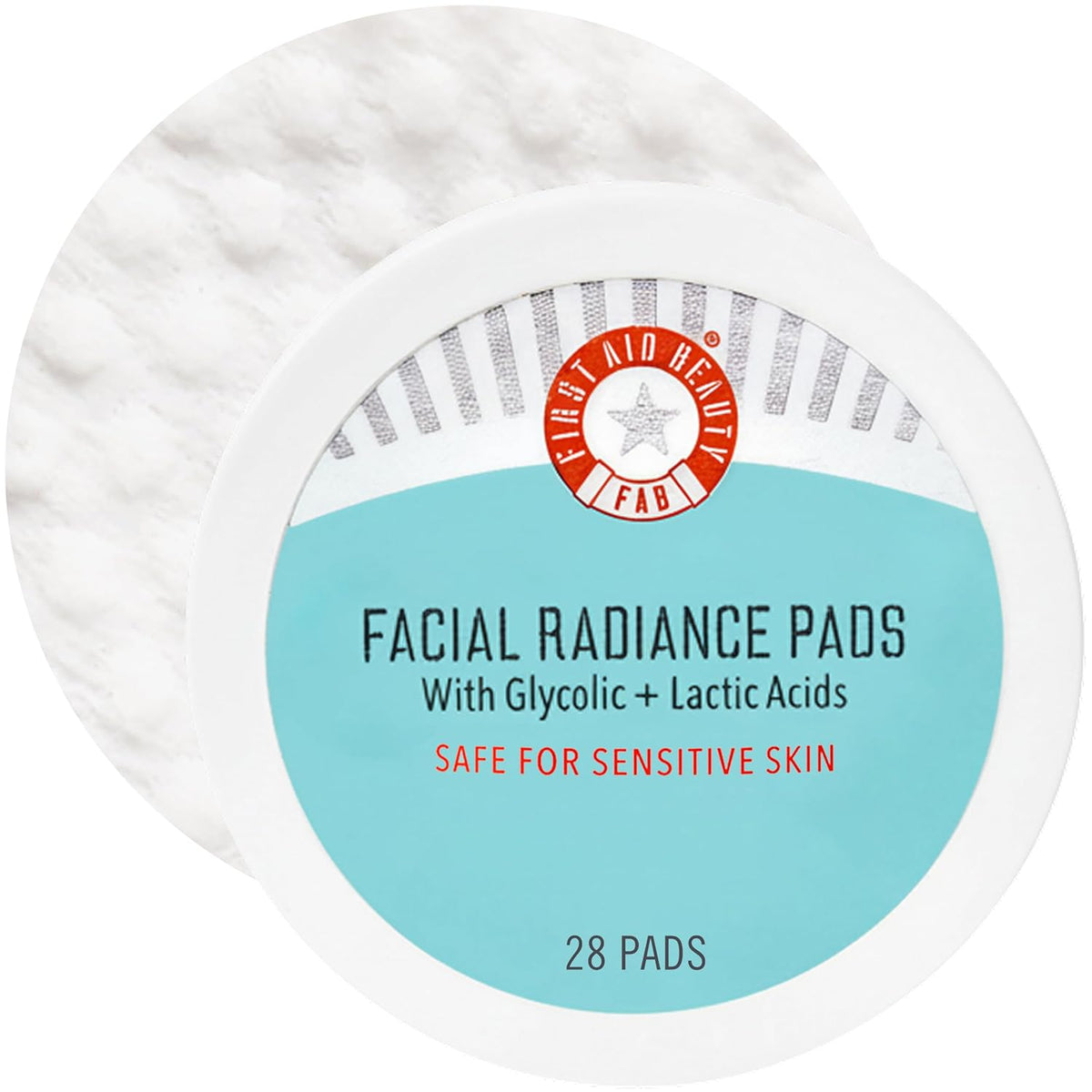 First Aid Beauty - Facial Radiance Pads with Glycolic & Lactic Acids, Daily