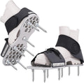 Lawn Aerator Shoes for Compacted Clay Soil, Heavy Duty Steel Spikes