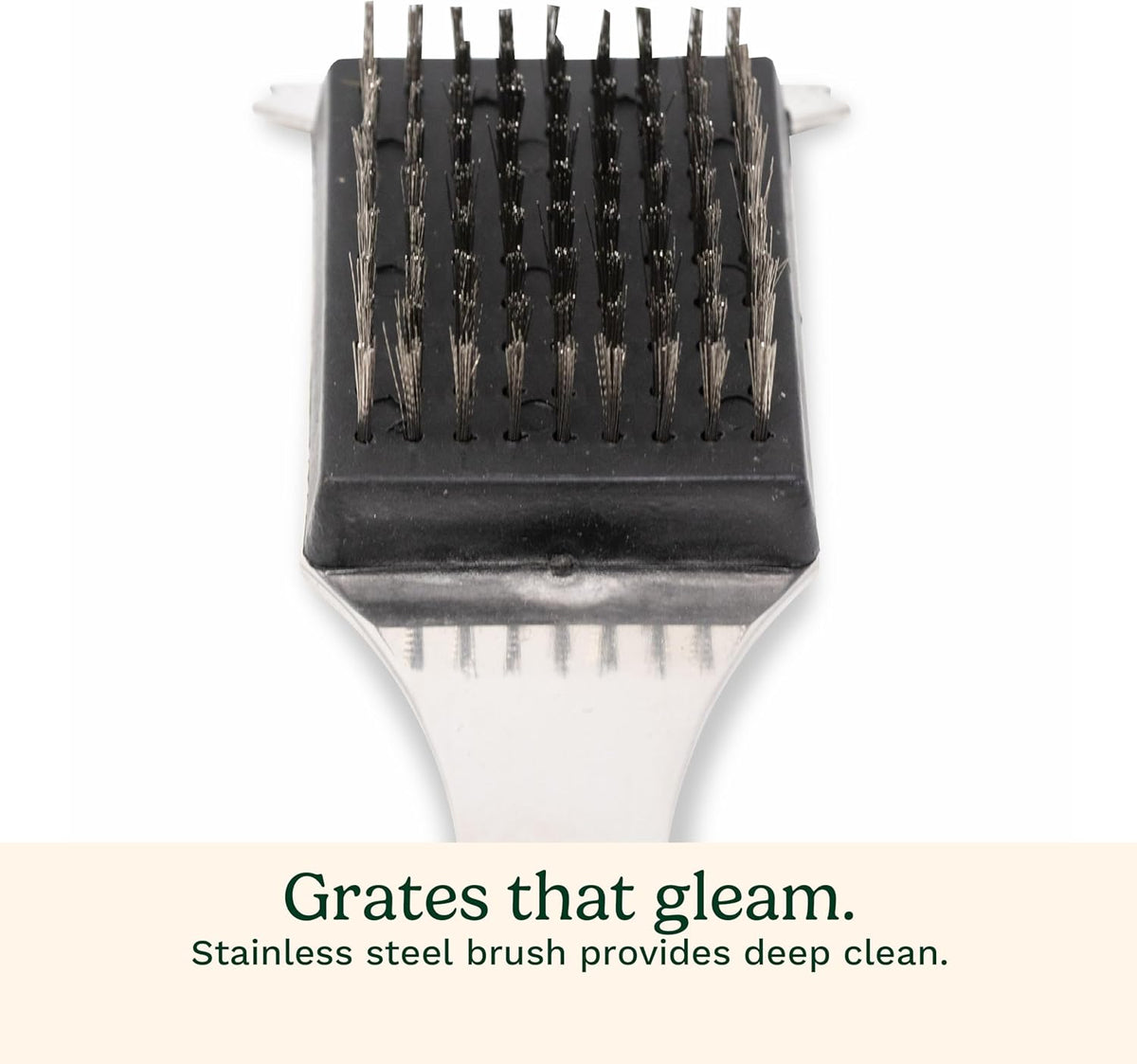 Cuisinart Stainless Steel 16.5" Long Handle Grill Cleaner Brush and Scraper