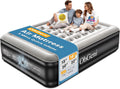 OhGeni Air Mattress Queen with Built in Pump, 18" Raised Blow up Bed, 800lb