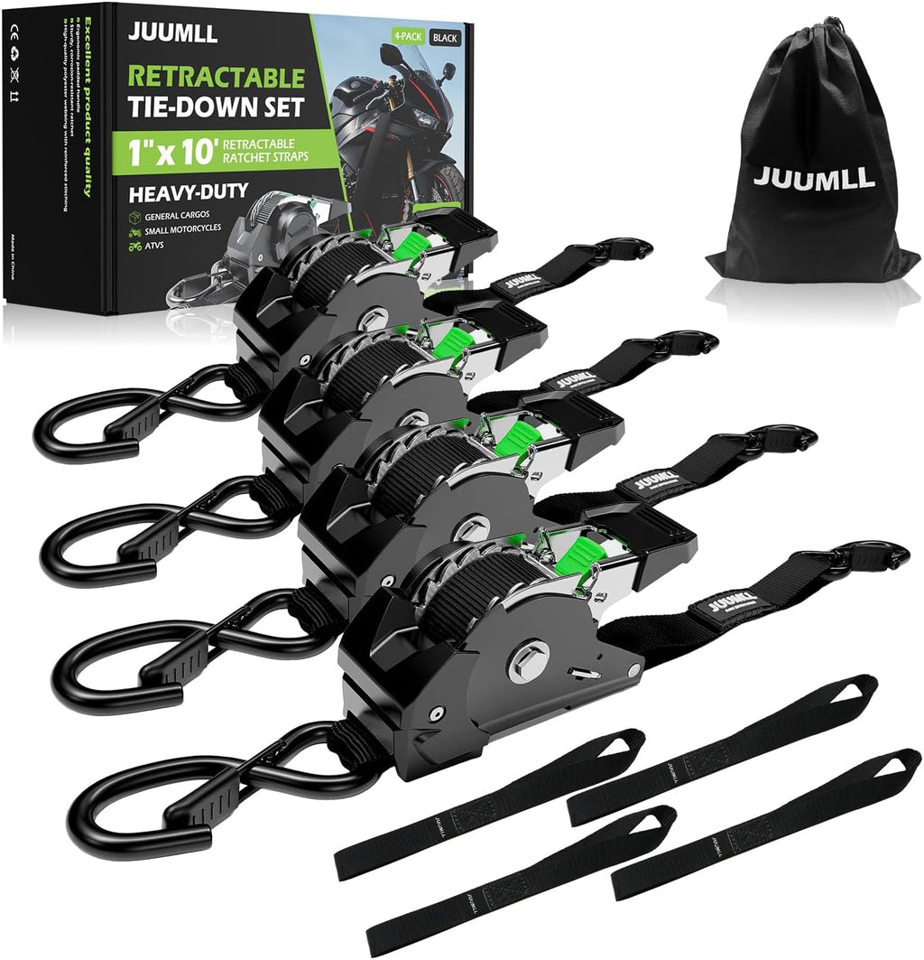 Retractable Ratchet Straps
