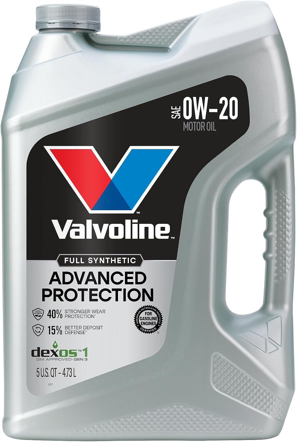 Valvoline Advanced Full Synthetic SAE 0W-20 Motor Oil 5 QT