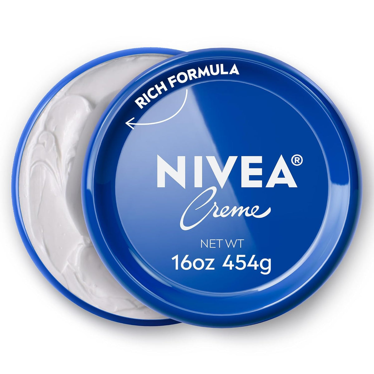NIVEA Creme Face, Hand and Body Moisturizer Cream, Rich Body Cream for Dry