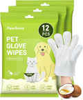 36ct Pet Glove Wipes for Dogs, Cats & Small Animals, Coconut Scent - are pet glove wipes safe for dogs