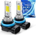 Marsauto H11/H8 LED Fog Light Bulb, 10000 Lumens 6000K White H11 LED Bulb