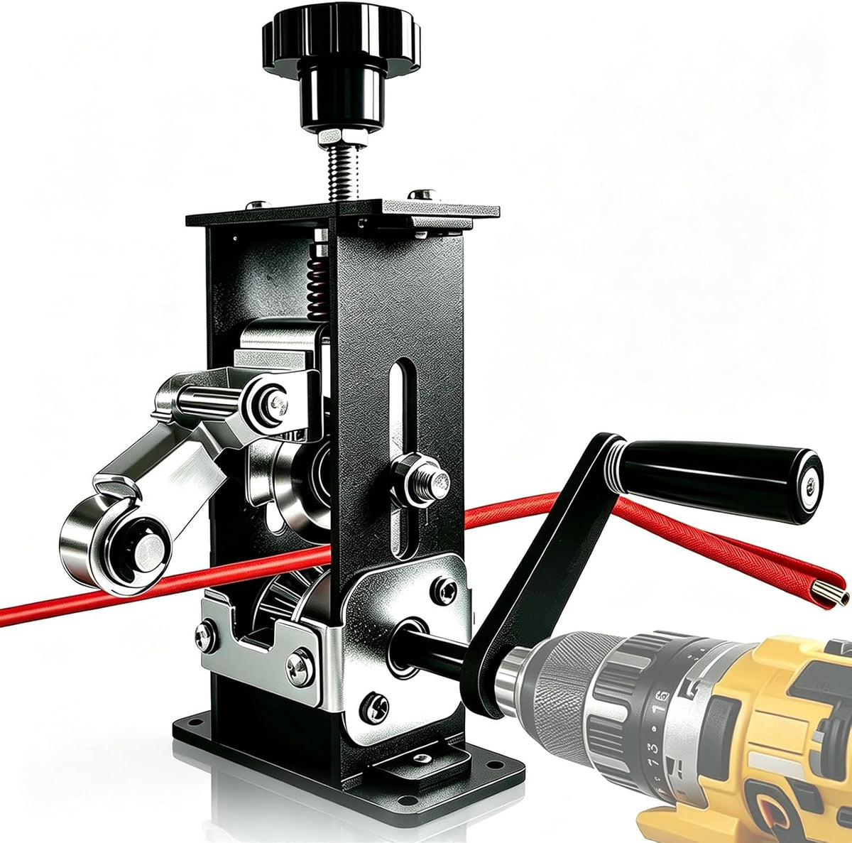 BAOLSLS Manual Wire Stripper Machine, 0.06"-1" Cable,with 2 Tungsten Blades