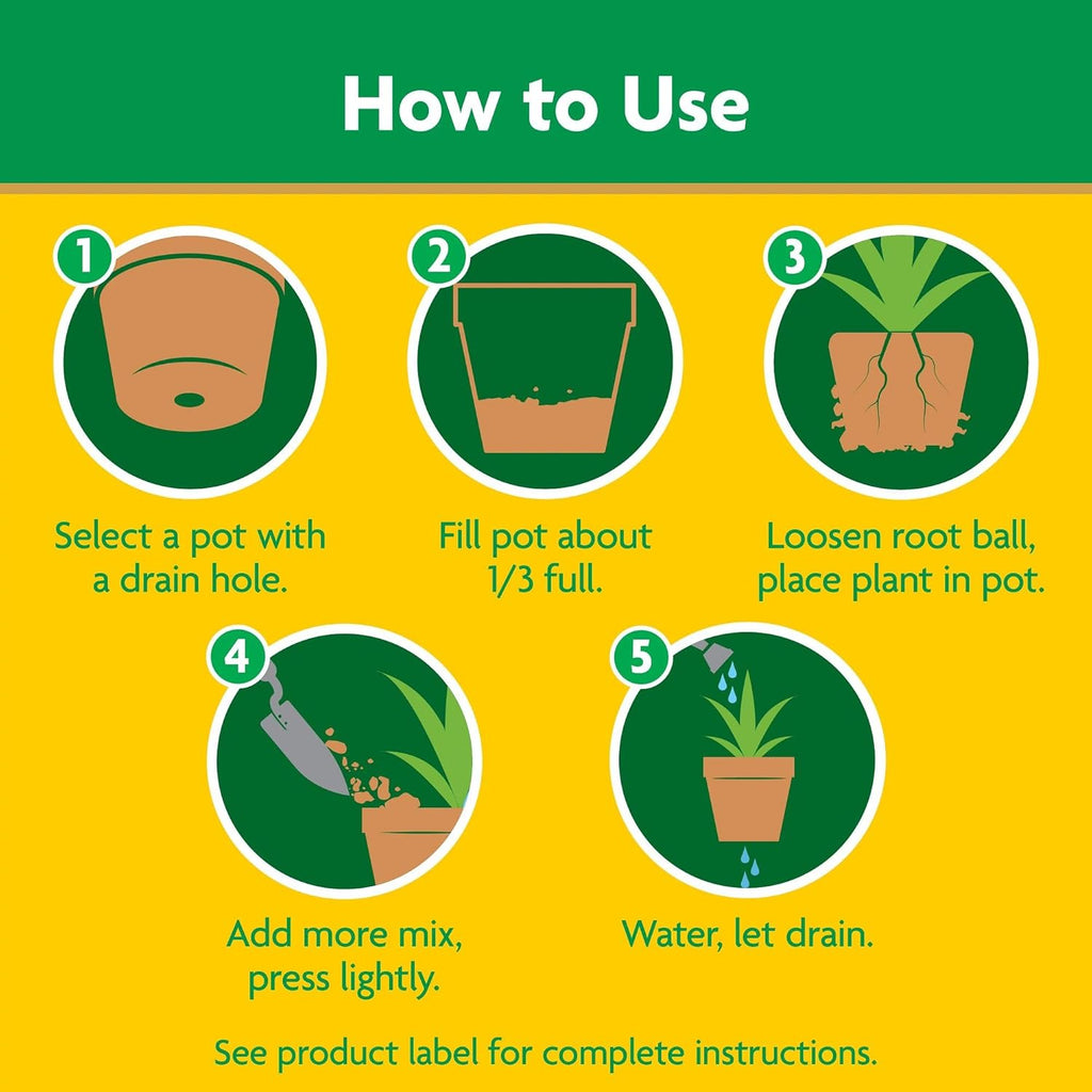 Miracle-Gro Potting Mix - For Container Plants, Flowers, Vegetables, Shrubs
