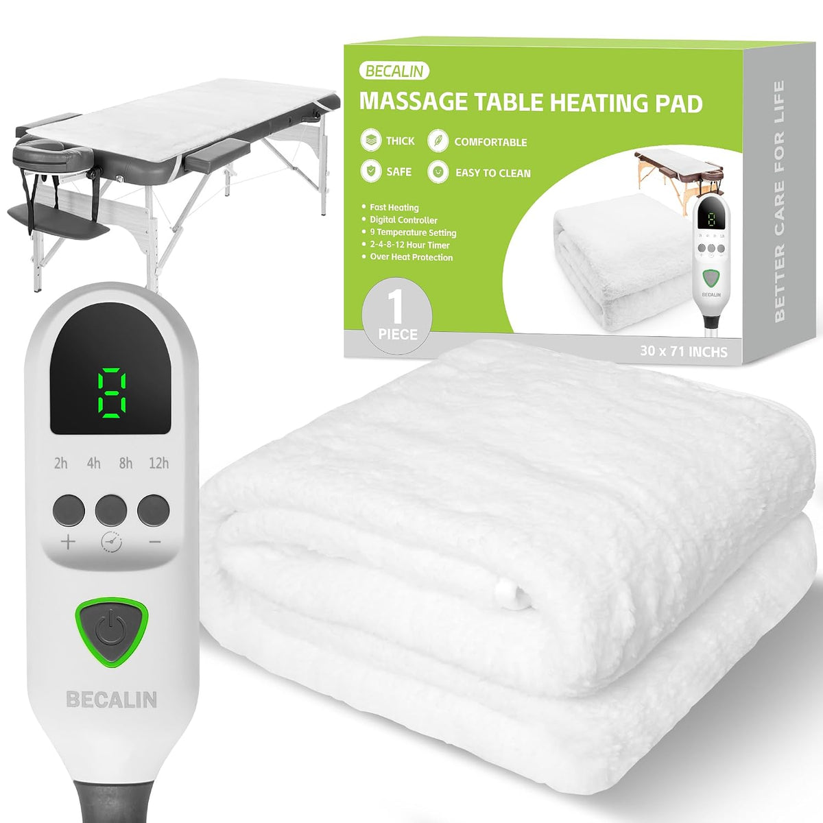 Massage Table Warmer Heating Pad Professional SPA Massage Bed Warmer Pads