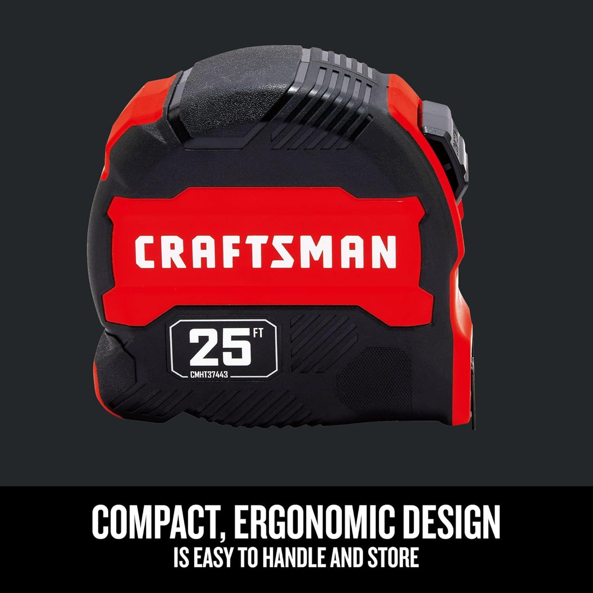 CRAFTSMAN 25-Ft Tape Measure with Fraction Marketing, Retractable
