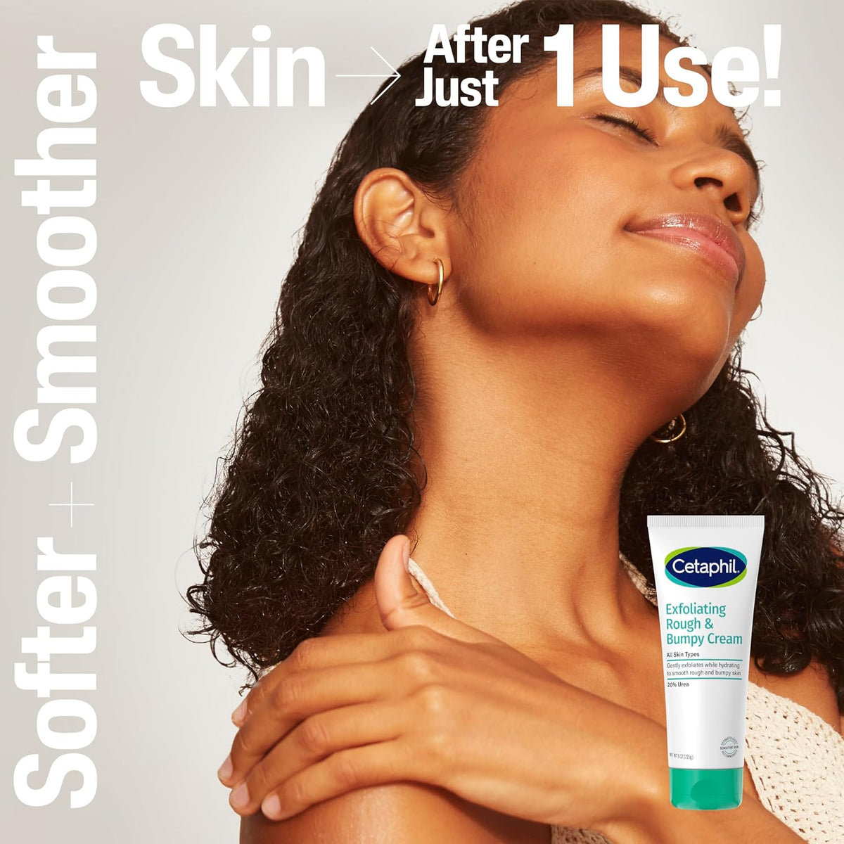 Cetaphil Exfoliating Rough & Bumpy Cream, Lightweight Cream for All Skin