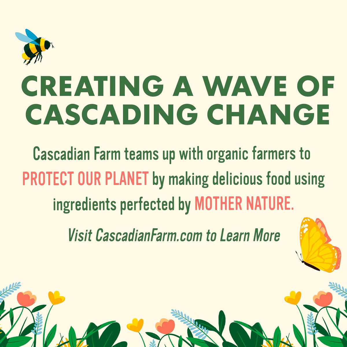 Cascadian Farm Organic Granola, No Added Sugar, Blueberry Vanilla Cereal