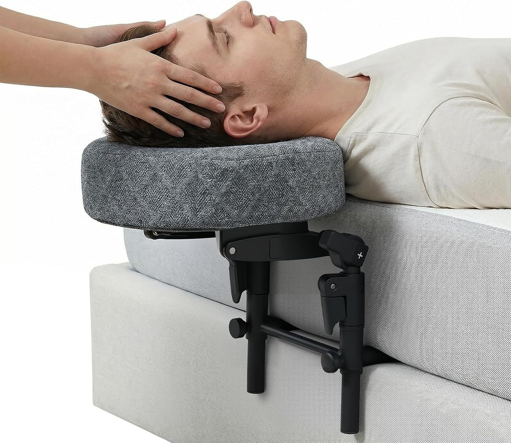 Massage Headrest for Bed, Massage Face Cradle at Home Adjustable 18" Height