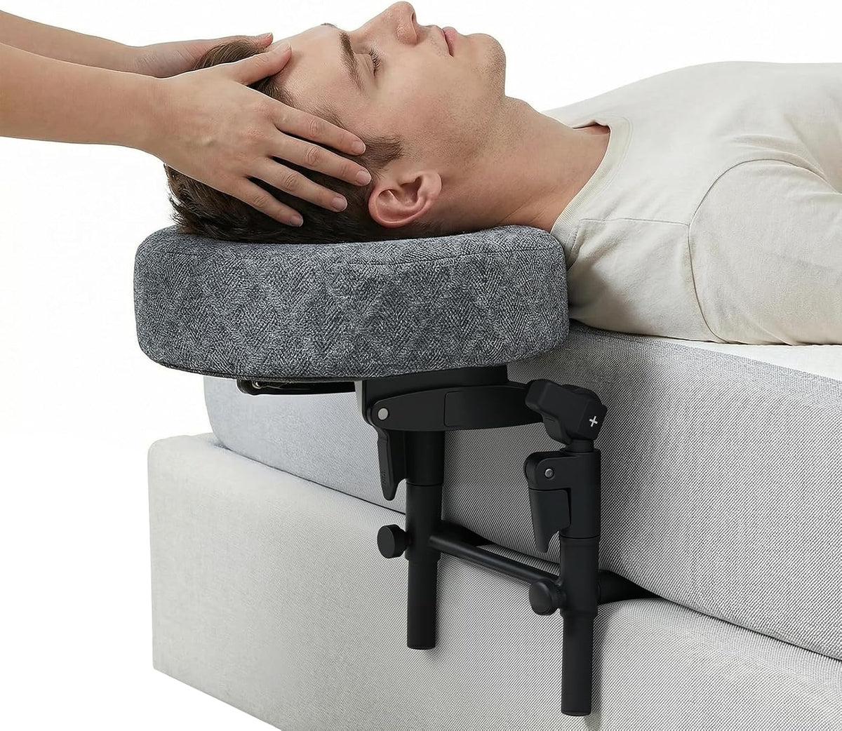 Massage Headrest for Bed, Massage Face Cradle at Home Adjustable 18" Height