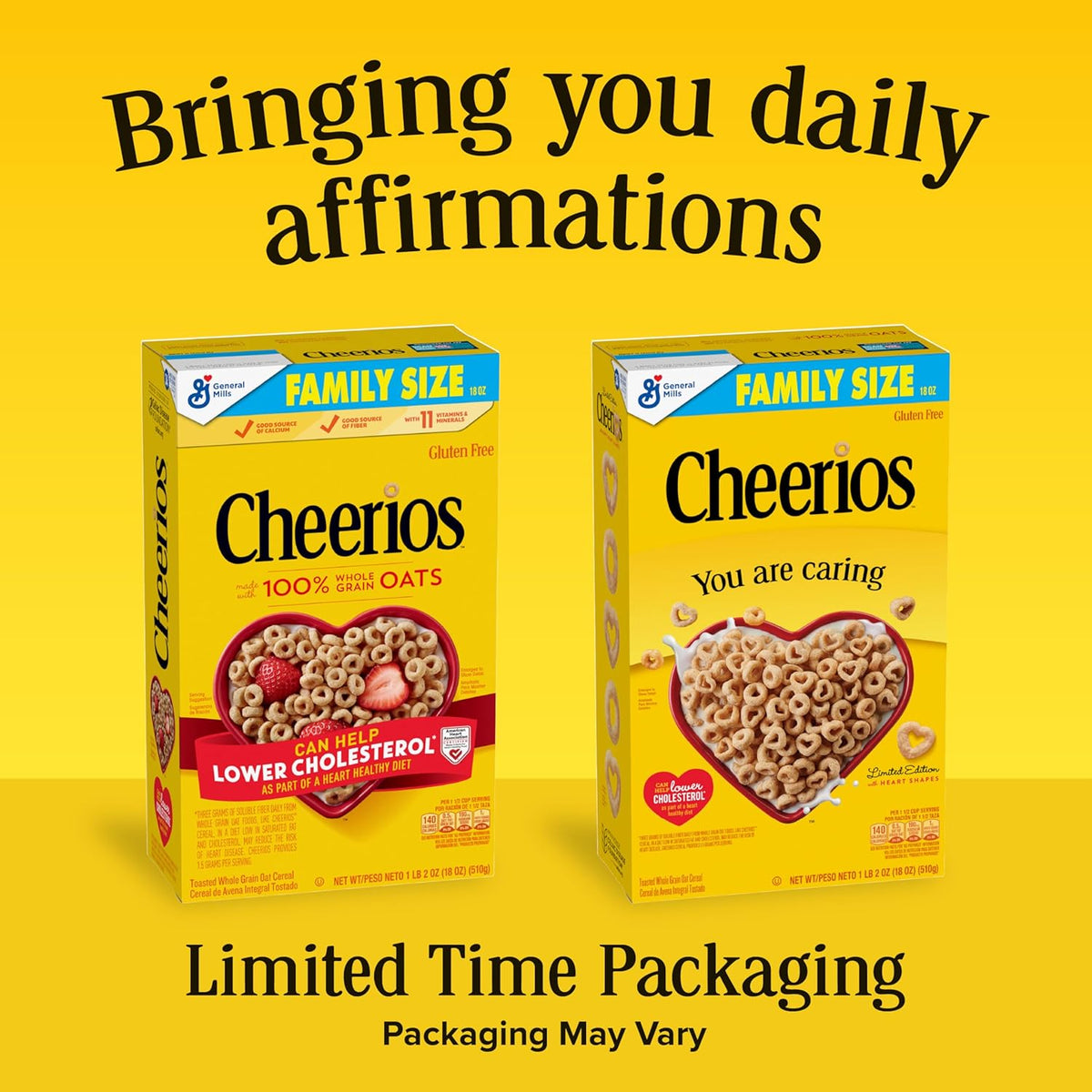 Cheerios, Heart Healthy Gluten Free Breakfast Cereal, Family Size, 18 oz
