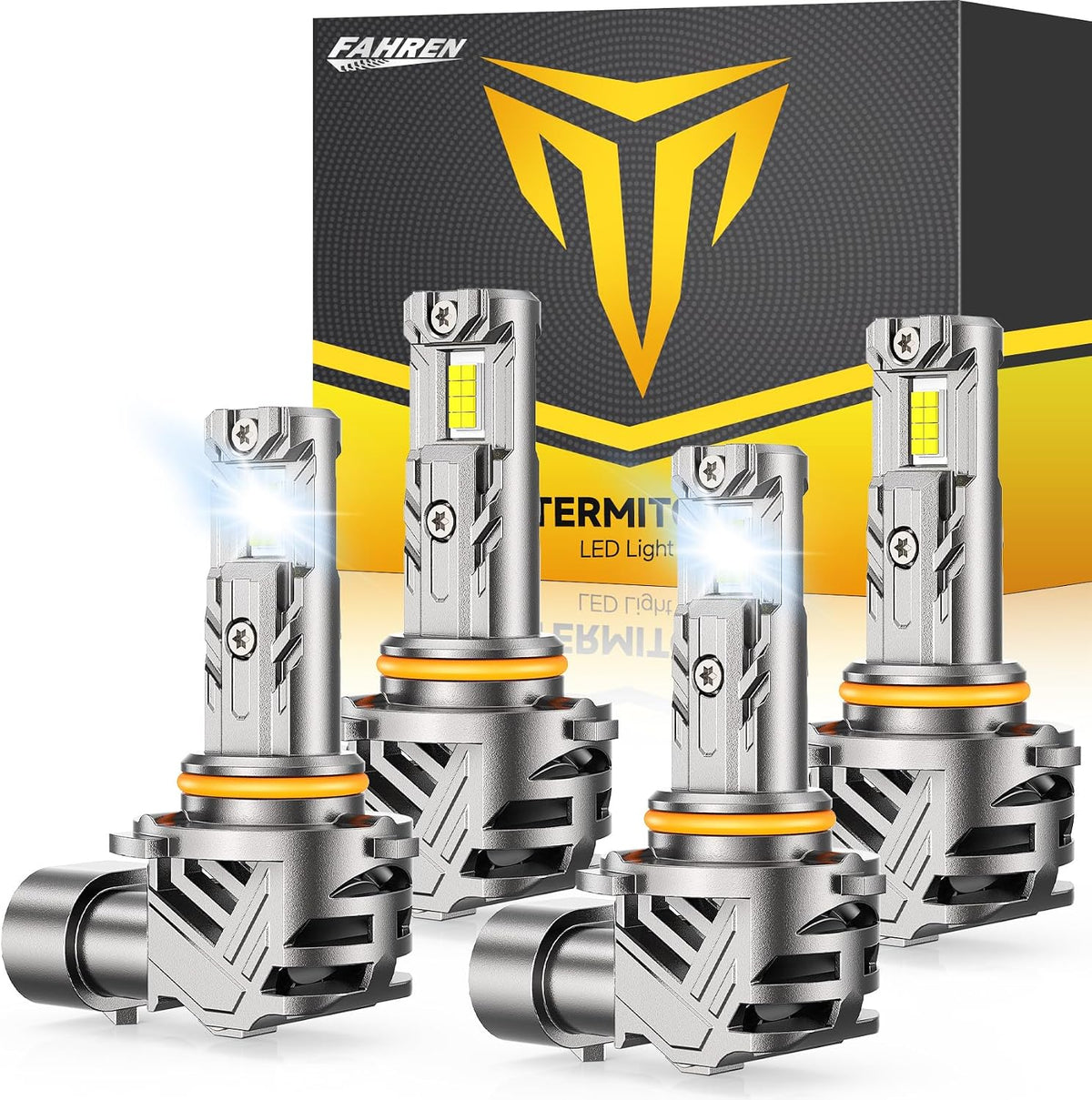 Termitor 𝐋𝐚𝐭𝐞𝐬𝐭-𝐆𝐞𝐧 9005 9006 Light Bulbs Combo, 145000LM 2000% Ultra-Bright 9006 Bulbs