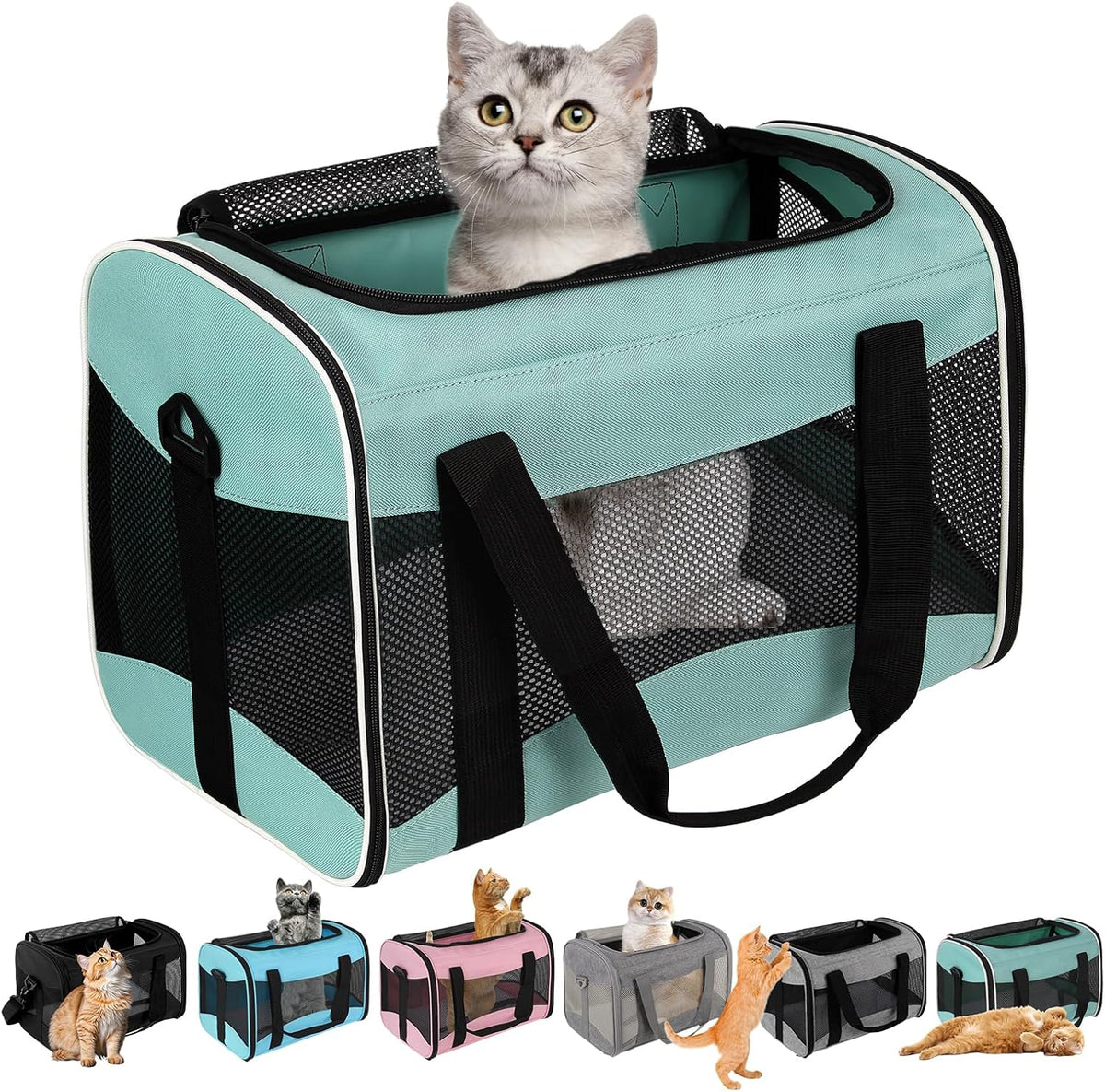 Cat Dog Carriers Soft-Sided Pet Carrier Large Cats for Medium Big Cat Small Dog Puppy up