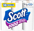 Scott 1000 Toilet Paper, 18 Rolls, 1000 Sheets per Roll