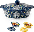 Ceramic Casserole Dish With Lid, Casserole Dishes for Oven - ceramic casserole dish with lid set