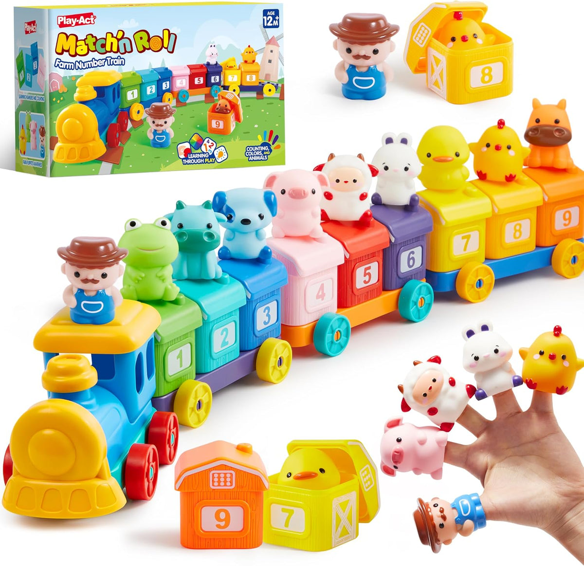 Play-Act Learning Toys for 1 2 3 Years Old, Counting