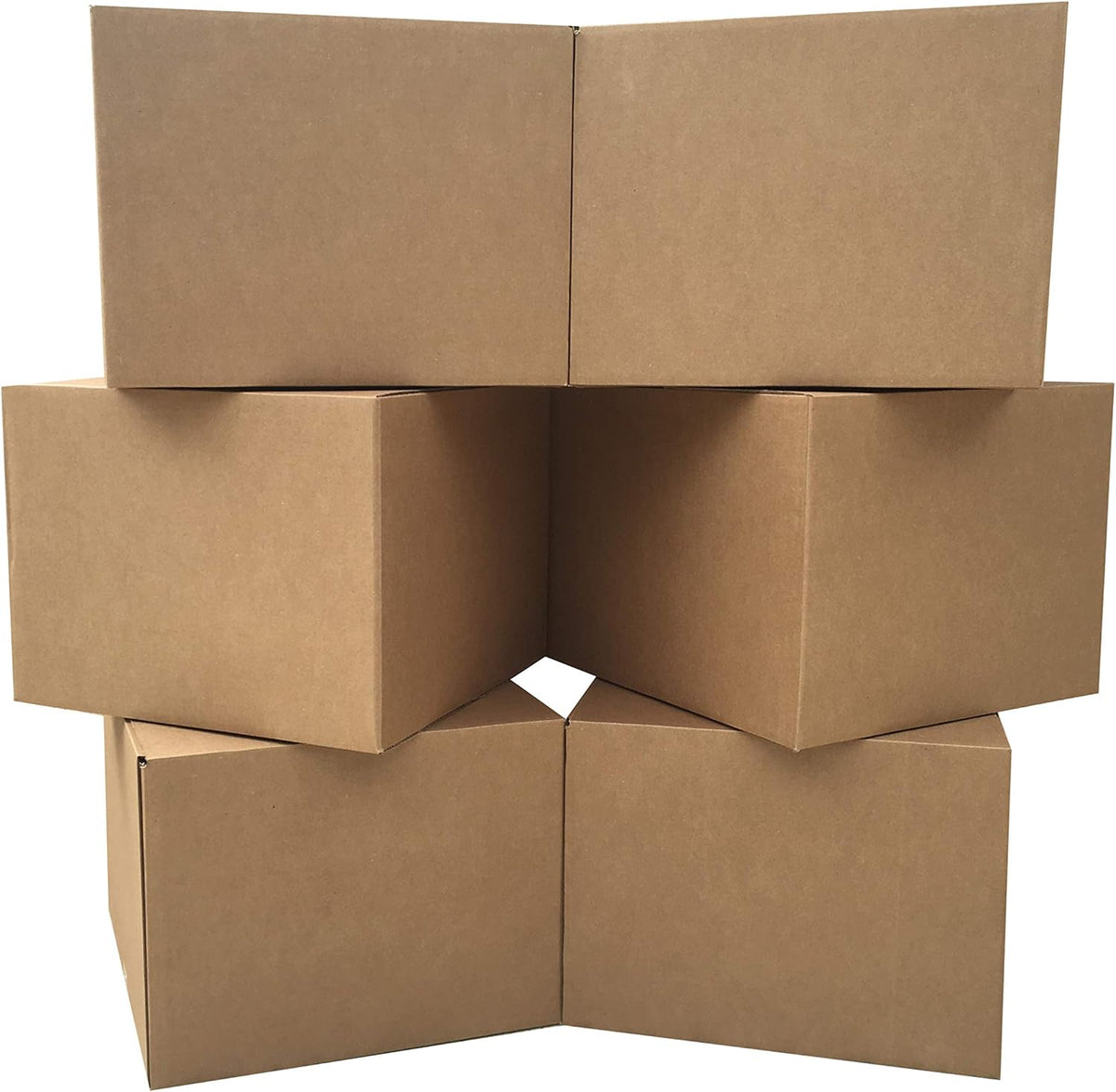 Amazon Basics Cardboard Moving Boxes for Packing and Shipping, Large Size